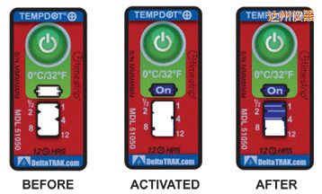 達(dá)州溫度指示標(biāo)簽 累計(jì)上升時(shí)間/溫度的標(biāo)簽