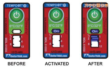 濟(jì)寧溫度指示標(biāo)簽 累計(jì)上升時(shí)間/溫度的標(biāo)簽